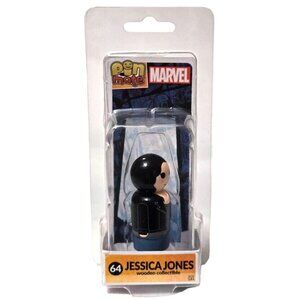 Marvel Jessica Jones Pin Mate Wooden Figure #64 Bif Bang Pow! The Defenders NEW